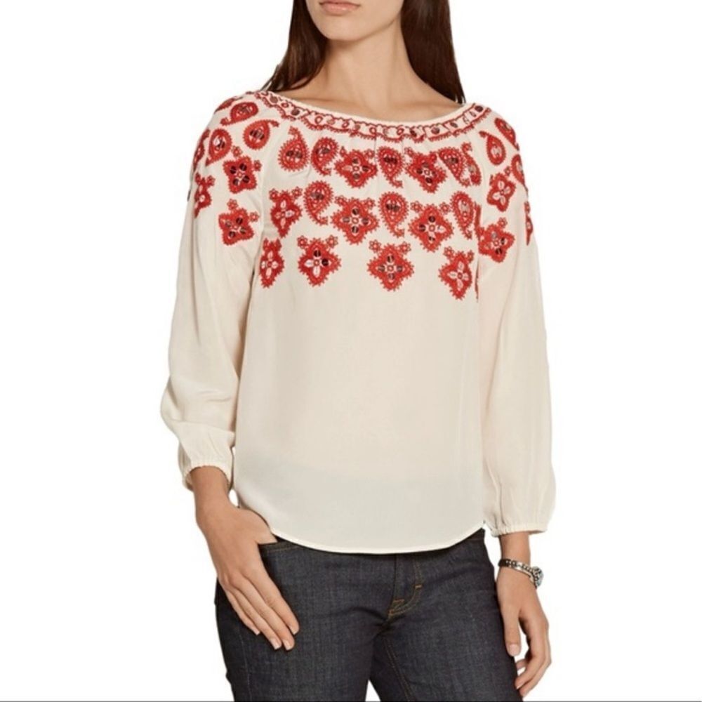 Tory Burch Layla sequin top